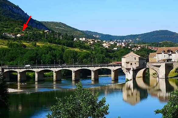 Le gîte sur les hauteurs de Millau